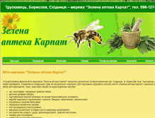 Tablet Screenshot of green-karpaty.com